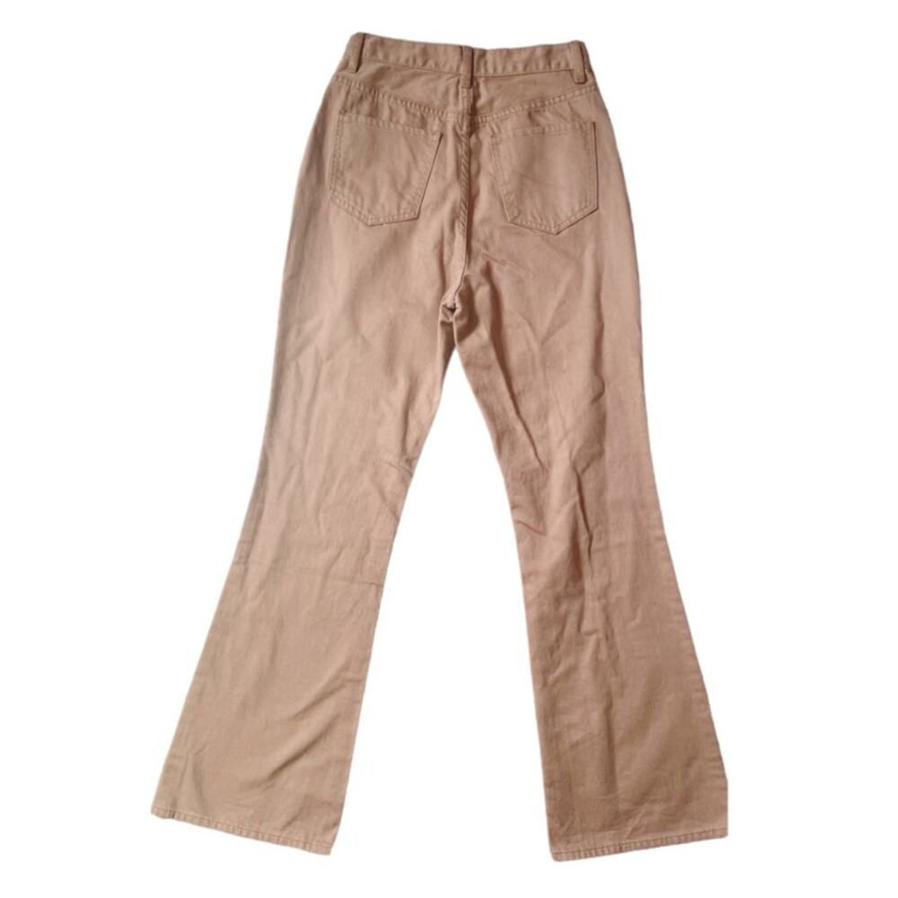 PACSUN Brown High Waisted Bootcut Jeans SIZE 27 - Picture 3 of 7